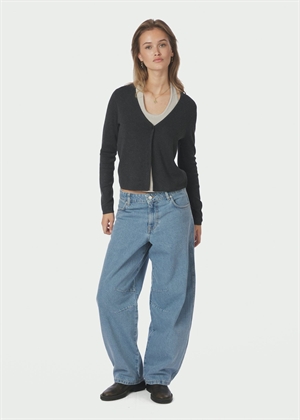 Tamina knit bluse Antrasit Neo Noir 